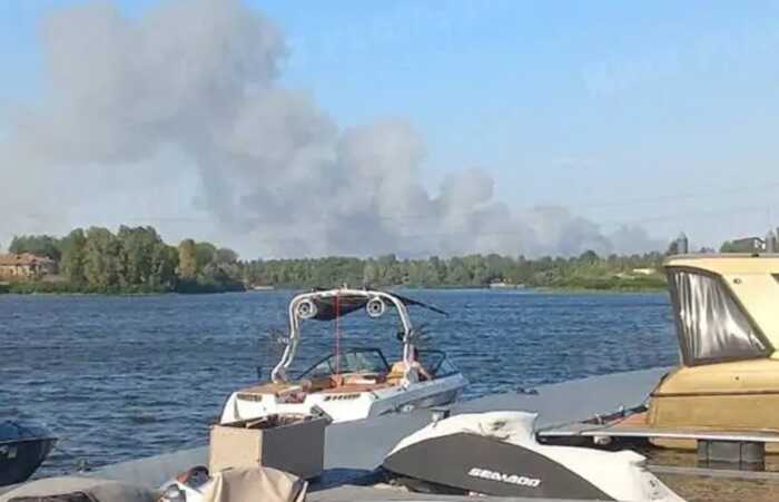 У районі Вишгорода на Київщині масштабна пожежа, може горіти ліс, — ЗМІ